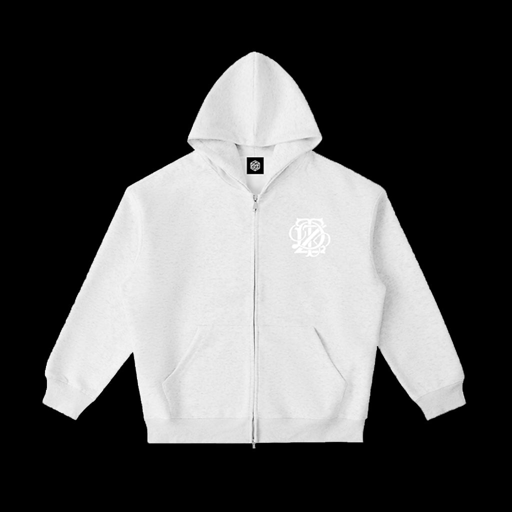 TDZ MONOGRAM ZIP HOODIE