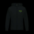 TDZ SPORT BLACK/LIME WINDBREAKER
